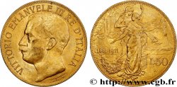 ITALIE - ROYAUME D ITALIE - VICTOR-EMMANUEL III 50 Lire 1911 Rome SUP 
