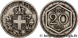 ITALIE 20 Centesimi écu 1919 Rome 