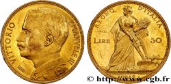 ITALIE - ROYAUME D ITALIE - VICTOR-EMMANUEL III 50 Lire 1912 Rome SPL 
