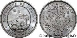 BOLIVIA 50 Centavos 1939  MS 