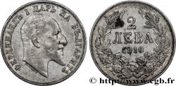 BULGARIE 2 Leva Ferdinand Ier 1910  TTB 