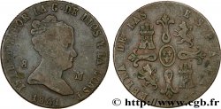ESPAGNE 8 Maravedis Isabelle II 1841 Jubia