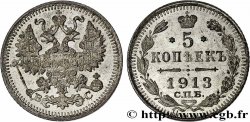 RUSSIE 5 Kopecks aigle bicéphale 1913 Saint-Petersbourg