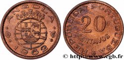 ANGOLA 20 Centavos monnayage colonial Portugais 1962  SC 