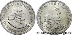 AFRIQUE DU SUD 50 Cents Jan van Riebeeck 1963 Pretoria TTB+ 
