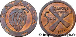 KATANGA 5 Francs 1961  fST 