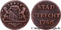 NETHERLANDS - UNITED PROVINCES 1 Duit Utrecht 1786 