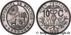 BOLIVIA 10 Centavos 1939  MS 