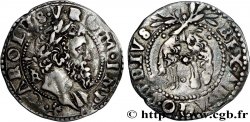ITALY - KINGDOM OF NAPLES - CHARLES V Carlino n.d. Naples XF 