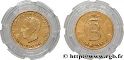 BELGIQUE Module de 20 Francs Or, 25e anniversaire de règne de Baudouin Ier 1976 Bruxelles