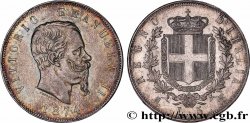 ITALIE 5 Lire Victor Emmanuel II 1874 Milan
