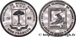 ÄQUATORIALGUINEA 1000 Francos Proof Centenaire des Jeux olympiques modernes 1996 Paris