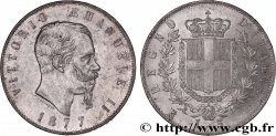 ITALY - KINGDOM OF ITALY - VICTOR-EMMANUEL II 5 Lire  1877 Rome