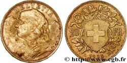 OR, PALLADIUM ET PLATINE INVESTISSEMENT 20 Francs  Vreneli   1935 Berne