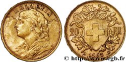 OR, PALLADIUM ET PLATINE INVESTISSEMENT 20 Francs  Vreneli   1935 Berne