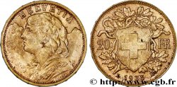 OR, PALLADIUM ET PLATINE INVESTISSEMENT 20 Francs &nbsp;Vreneli&nbsp;  1935 Berne
