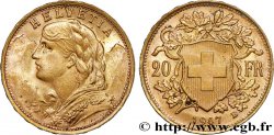OR, PALLADIUM ET PLATINE INVESTISSEMENT 20 Francs or  Vreneli  1947 Berne