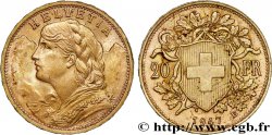 OR D INVESTISSEMENT 20 Francs or  Vreneli  1947 Berne
