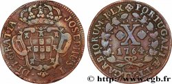 PORTUGAL - ROYAUME DU PORTUGAL - JOSEPH Ier 10 Réis  1764  TTB 