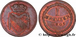 GERMANY - BADEN 1 Kreuzer Grand-Duché de Bade 1805 Mannheim XF 