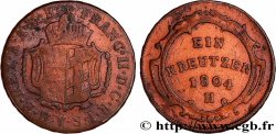 ALEMANIA - AUSTRIA ANTERIOR 1 Kreutzer 1804 Günzburg