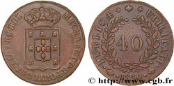 PORTUGAL - ROYAUME DU PORTUGAL - MICHEL Ier 1 Pataco (40 Réis)  1830 
