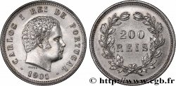 PORTUGAL - ROYAUME DU PORTUGAL - CHARLES Ier 200 Réis  1901 