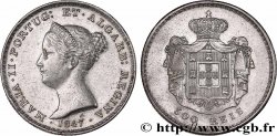 PORTUGAL 500 Réis Marie II 1847 
