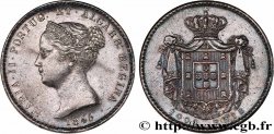 PORTUGAL -MARIE II  1000 Réis 1845  XF 