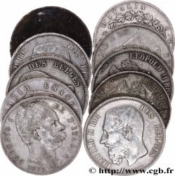 ARGENT D INVESTISSEMENT Lot de 10 écus de 5 Francs n.d. 