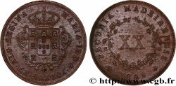 MADEIRA 20 Réis Marie II 1842  AU 