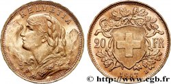 INVESTMENT GOLD 20 Francs or  Vreneli  1947 Berne
