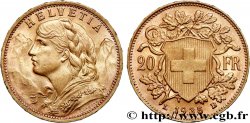 GOLD-, PALLADIUM- UND PLATIN-INVESTITIONEN 20 Francs &nbsp;Vreneli&nbsp;  1935 Berne