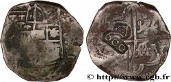 BOLIVIA – KINGDOM OF SPAIN – PHILIP IV 8 Reales contremarquée pour le Brésil n.d. Potosi VF 