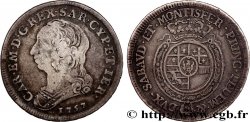 DUCHY OF SAVOY - CHARLES-EMMANUEL III Quart d’écu (quarto di scudo) 1757 Turin