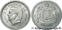 MONACO 1 Franc Louis II (1943) Paris