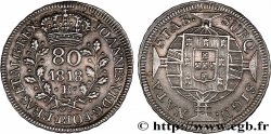 BRÉSIL - JEAN VI 80 Reis  1818 Rio de Janeiro