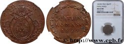 ITALIE - ÉTATS DU PAPE - LÉON XII (Annibale Sermattei della Genga) 1 Quattrino an II 1825 Rome SPL63 NGC