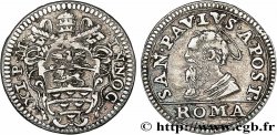 ITALIE - ÉTATS DU PAPE - INNOCENT XI (Benoît Odescalchi) 1/2 Grosso  (1676-1689) 