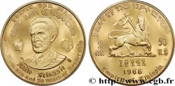 ÄTHIOPEN 50 Dollars proof 75e anniversaire et 50 ans de règne de Hailé Selassié 1966  fST 