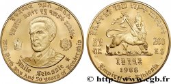 ÉTHIOPIE 200 Dollars Proof 75e anniversaire et 50 ans de règne de Hailé Selassié 1966  SPL 