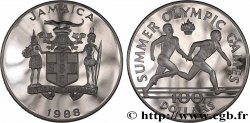 JAMAÏQUE 100 Dollars Proof Jeux Olympique 1988  SPL 