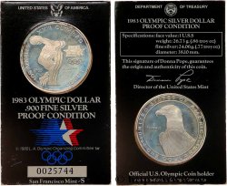 UNITED STATES OF AMERICA 1 Dollar Proof J.O. de Los Angeles 1983 San Francisco
