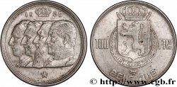 BELGIQUE 100 Francs portraits des quatre rois de Belgique, légende française 1950 