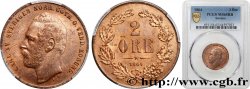 SWEDEN 2 Ore Charles XV 1864  MS65 PCGS