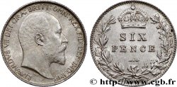 UNITED KINGDOM 6 Pence Edouard VII 1902 
