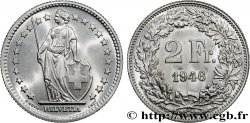 SUISSE 2 Francs Helvetia 1946 Berne SUP 