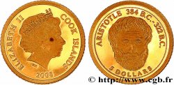 COOK ISLANDS 5 Dollars Proof Aristote 2008 