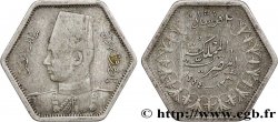 ÉGYPTE 2 Piastres Roi Farouk an AH1363 1944 