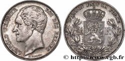 BELGIQUE - ROYAUME DE BELGIQUE - LÉOPOLD Ier 2 1/2 Francs grosse tête nue  1849 Bruxelles